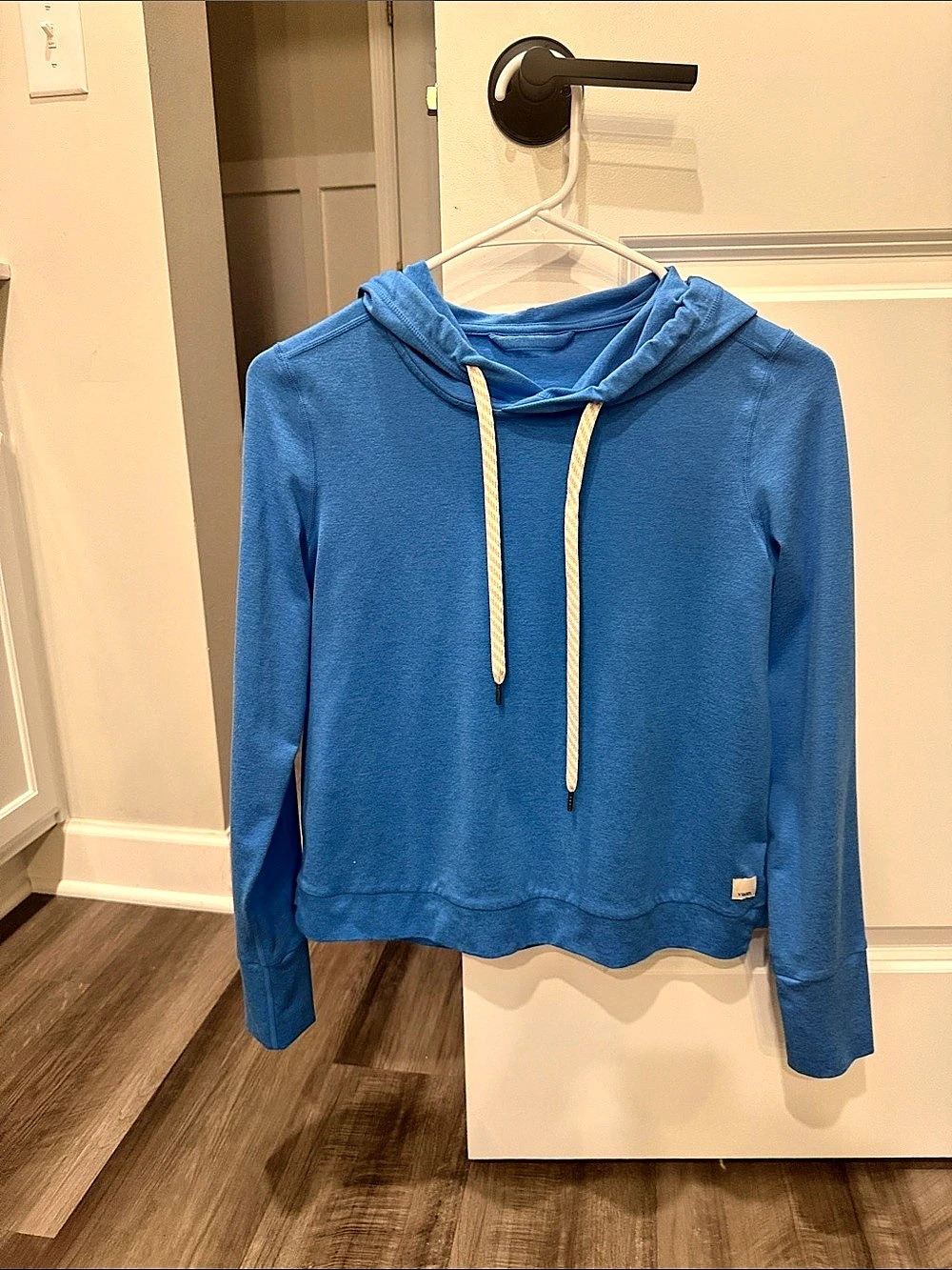 Vuori Halo Essential Hoodie Blue XS